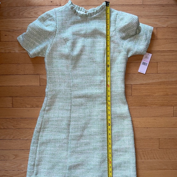 Brand New Nanette Lepore Short Sleeve Tweed Shift Dress - Picture 12 of 16